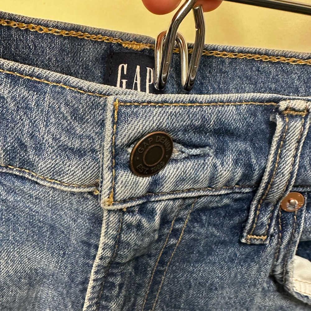 Gap Cheeky Straight Patchwork Jeans - image 4